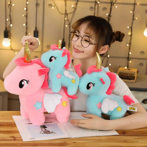 Planet Gates 10/20cm Soft Unicorn Plush Toy Baby Kids Appease Sleeping Pillow Doll Animal Stuffed Plush Toy Birthday Gifts for Girls Children