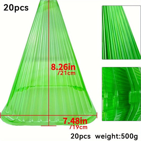 Planet Gates 10/20pcs, Plant Shield, Protecting Plants From Bird, Frost, And Snail Damage, Seedling Protection Cover