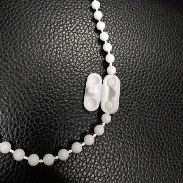 Planet Gates 10/20pcs Plastic Roller Blinds Pull Cord Connector Curtain Chain Connector For Vertical Blinds Joiners Curtain Repair Accessories