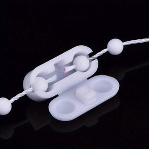 Planet Gates 10/20pcs Plastic Roller Blinds Pull Cord Connector Curtain Chain Connector For Vertical Blinds Joiners Curtain Repair Accessories