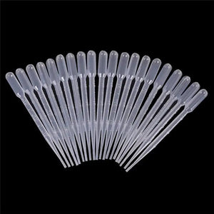 Planet Gates 10/20PCS Transfer Pipettes 3ml Plastic Transparent Pipettes Disposable Safe Eye Dropper Transfer Graduated Pipettes Lab Supplies