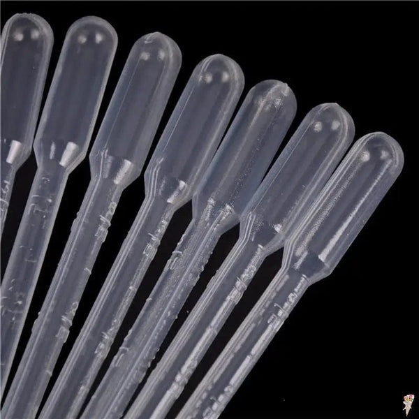 Planet Gates 10/20PCS Transfer Pipettes 3ml Plastic Transparent Pipettes Disposable Safe Eye Dropper Transfer Graduated Pipettes Lab Supplies