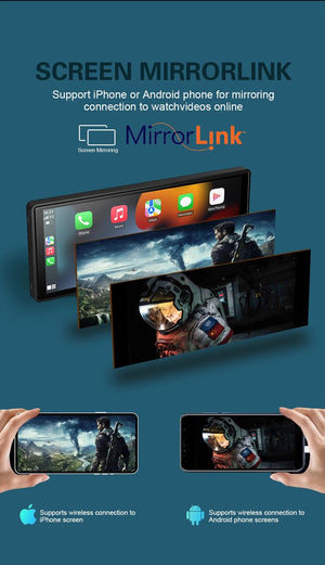 Planet Gates 10.26 inch-Cam XUDA Universal 10.26 Inch Car Radio Multimedia WIFI Video Player Wireless Carplay & Android Auto for Apple Or Android MP5 Player