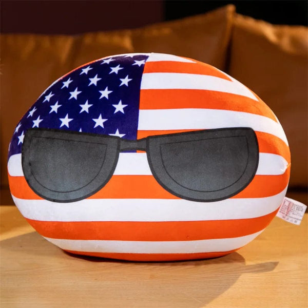 Planet Gates 10/30/40cm Polandball Plush Doll Countryball Country Ball Toy Plush Pendant Stuffed Doll Christmas Children Gift