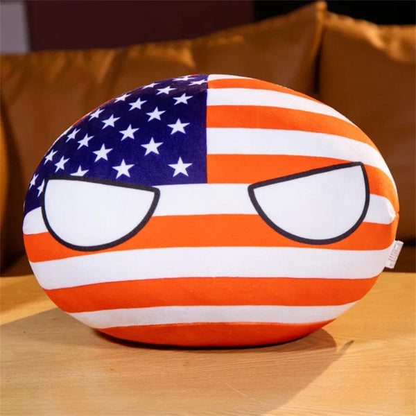 Planet Gates 10/30/40cm Polandball Plush Doll Countryball Country Ball Toy Plush Pendant Stuffed Doll Christmas Children Gift