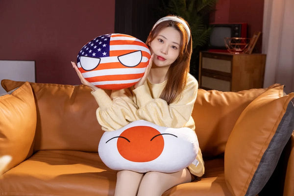 Planet Gates 10/30/40cm Polandball Plush Doll Countryball Country Ball Toy Plush Pendant Stuffed Doll Christmas Children Gift