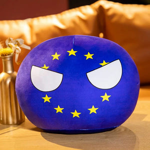 Planet Gates 10/30/40cm Polandball Plush Doll Countryball Country Ball Toy Plush Pendant Stuffed Doll Christmas Children Gift