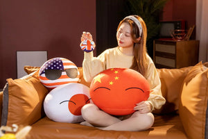 Planet Gates 10/30/40cm Polandball Plush Doll Countryball Country Ball Toy Plush Pendant Stuffed Doll Christmas Children Gift