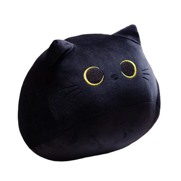 Planet Gates 10/30CM Cat Doll Small Pendant Cuddly Pillow Cushion Ins Black Cat Plush Toy Doll for Girl Gift Plushie Stuffed Toys