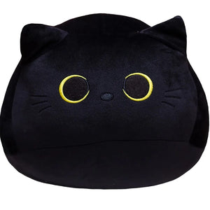 Planet Gates 10/30CM Cat Doll Small Pendant Cuddly Pillow Cushion Ins Black Cat Plush Toy Doll for Girl Gift Plushie Stuffed Toys