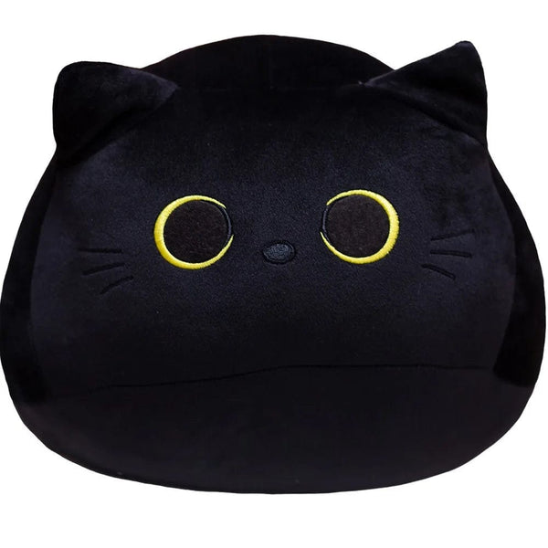 Planet Gates 10/30CM Cat Doll Small Pendant Cuddly Pillow Cushion Ins Black Cat Plush Toy Doll for Girl Gift Plushie Stuffed Toys
