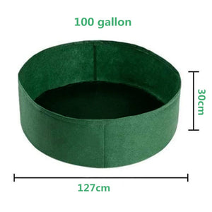 Planet Gates 10/40/50/100 Gallons fabric garden raised bed round planting container grow bags fabric planter pot for plants nursery pot