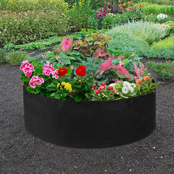 Planet Gates 10/40/50/100 Gallons fabric garden raised bed round planting container grow bags fabric planter pot for plants nursery pot