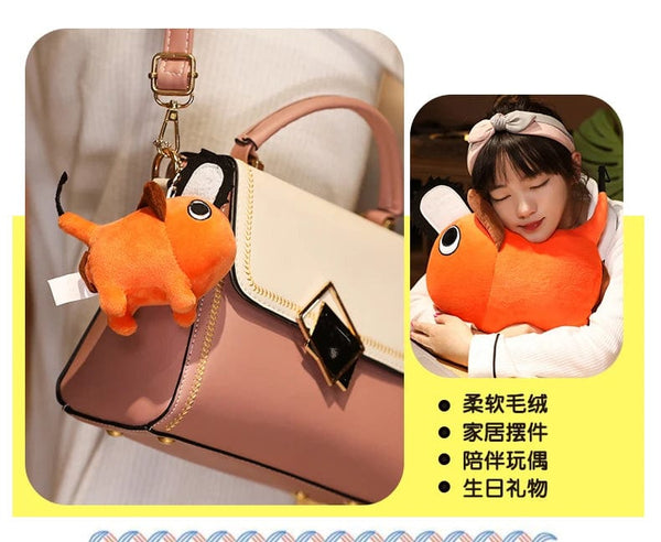 Planet Gates 10-40CM Pochita Plush Chainsaw Chain Saw Man Plush Doll Cute Stuffed Cartoon Anime Soft Toys Pillow For Kids Xmas Gifts