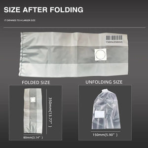 Planet Gates 10-50PCS PP Mushroom Spawn Grow Bags Spawn Media Grow Substrate High Temp Pre Sealable Garden Supplies Planting Ventilate Bags