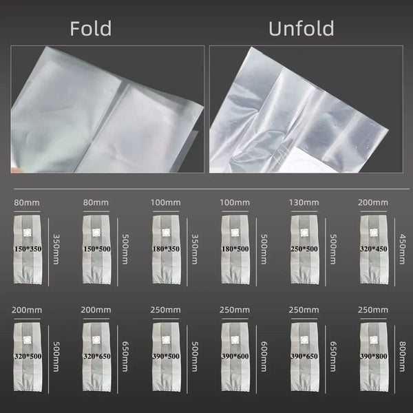 Planet Gates 10-50PCS PP Mushroom Spawn Grow Bags Spawn Media Grow Substrate High Temp Pre Sealable Garden Supplies Planting Ventilate Bags