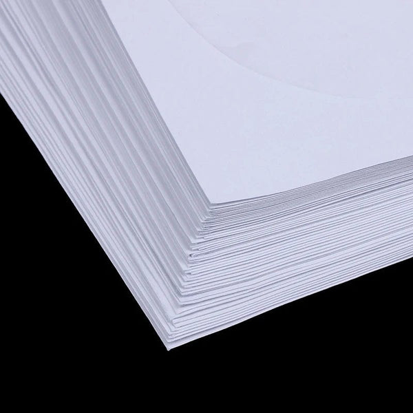 Planet Gates 10/50PCS White 12.5*12.5CM CD DVD Disc Paper Sleeves Envelopes Storage Clear Window Case Flap White Folded Paper Bag CD Sleeves