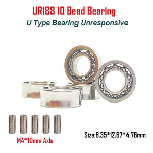 Planet Gates 10 Bead 5PCS 5Pcs Metal Yoyo Bearing UR188 R188 Responsive Unresponsive Bearings with Axles for Yoyo Ball Toy Parts 8 Bead 10 Bead
