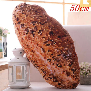 Planet Gates 10 Creative Simulational Plush Bread Burger Shape Pillow Funny Food Nap Pillow And Cushion Kids Toy Birthday Gift 50cm/55cm