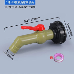 Planet Gates 10 IBC tank adapter water cube valve fittings Garden irrigation connector Easy use Hose Switch Faucets High quality