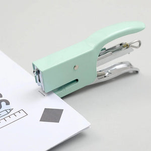 Planet Gates 10# Mini Stapler with Macaron puppy modeling office learning handheld small stapler    DSJ-001(MC)