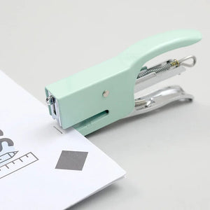 Planet Gates 10# Mini Stapler with Macaron puppy modeling office learning handheld small stapler    DSJ-001(MC)