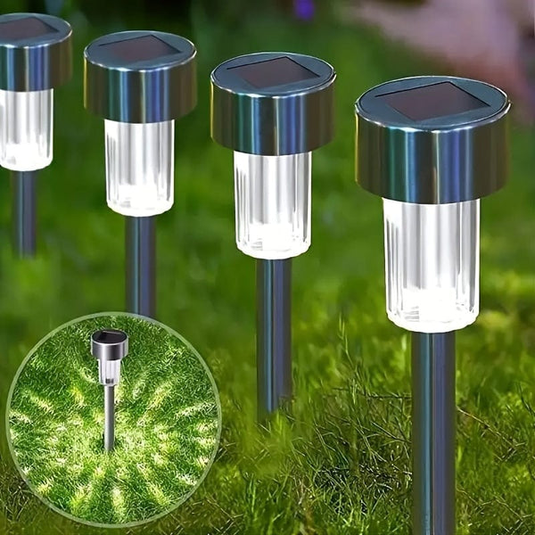 Planet Gates 10 Packs Outdoor Solar Landscape Lawn Light, Waterproof Outdoor Lights, Solar Garden Lights, Solar Yard Lights, For Pathway, Patio, Yard, Lawn, Walkway, Deck And Driveway