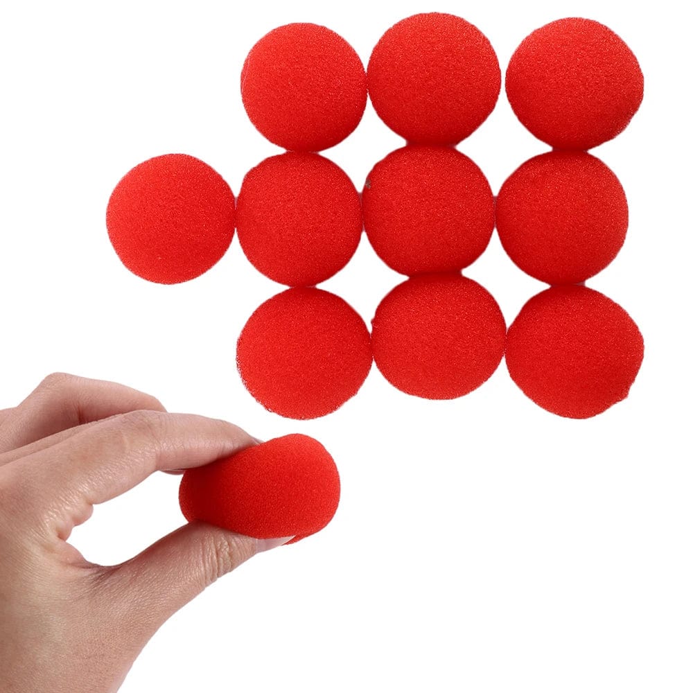 Planet Gates 10 PCS 2.5/3.5/4.5cm Finger Sponge Ball Magic Tricks Classical Magician Illusion Comedy Close-up Stage Card Magic Accessories