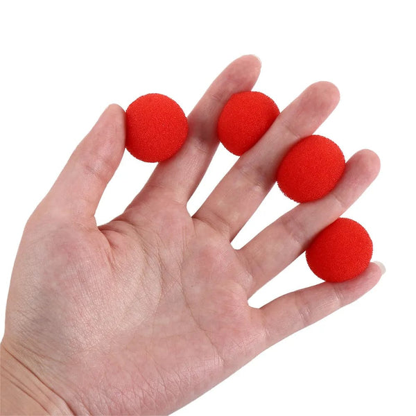 Planet Gates 10 PCS 2.5/3.5/4.5cm Finger Sponge Ball Magic Tricks Classical Magician Illusion Comedy Close-up Stage Card Magic Accessories