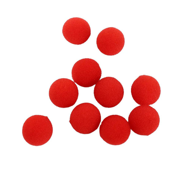 Planet Gates 10 PCS 2.5/3.5/4.5cm Finger Sponge Ball Magic Tricks Classical Magician Illusion Comedy Close-up Stage Card Magic Accessories