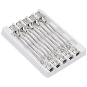 Planet Gates 10 Pcs/boxs Farm Animals Injection Needle 304 Stainless Steel Dispensing Needle Syringe Poultry Small Veterinary Supplies