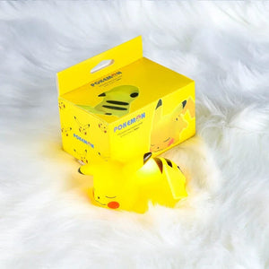 Planet Gates 10 Pcs Hot Pokemon Pikachu Night Light Glowing Anime Figures Toy Pokemon Pikachu Cute Bedside Led Lamp Kawaii Children Gift