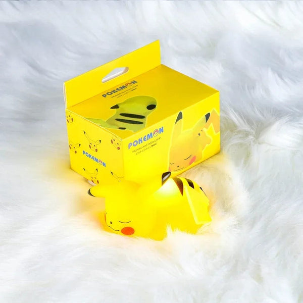Planet Gates 10 Pcs Hot Pokemon Pikachu Night Light Glowing Anime Figures Toy Pokemon Pikachu Cute Bedside Led Lamp Kawaii Children Gift