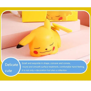 Planet Gates 10 Pcs Hot Pokemon Pikachu Night Light Glowing Anime Figures Toy Pokemon Pikachu Cute Bedside Led Lamp Kawaii Children Gift