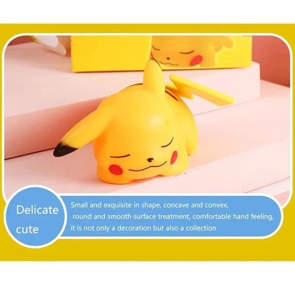 Planet Gates 10 Pcs Hot Pokemon Pikachu Night Light Glowing Anime Figures Toy Pokemon Pikachu Cute Bedside Led Lamp Kawaii Children Gift