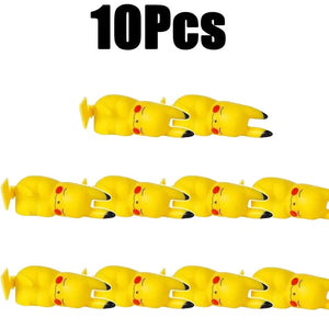 Planet Gates 10 Pcs No box 10 Pcs Hot Pokemon Pikachu Night Light Glowing Anime Figures Toy Pokemon Pikachu Cute Bedside Led Lamp Kawaii Children Gift