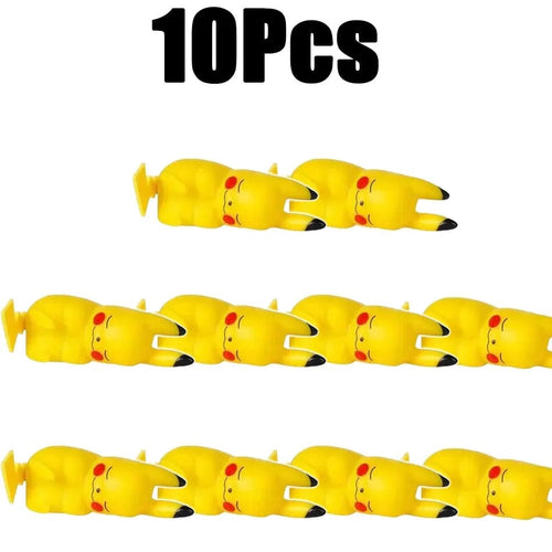 Planet Gates 10 Pcs No box 10 Pcs Hot Pokemon Pikachu Night Light Glowing Anime Figures Toy Pokemon Pikachu Cute Bedside Led Lamp Kawaii Children Gift