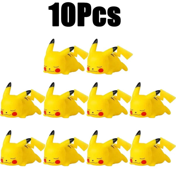 Planet Gates 10 Pcs No box 2 10 Pcs Hot Pokemon Pikachu Night Light Glowing Anime Figures Toy Pokemon Pikachu Cute Bedside Led Lamp Kawaii Children Gift