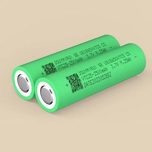 Planet Gates 10 PCS / Russian Federation 18650 Battery 2500mAh 3.7V High Current Powerful Lithium 30A VTC5 C5 Screwdriver Power Cell