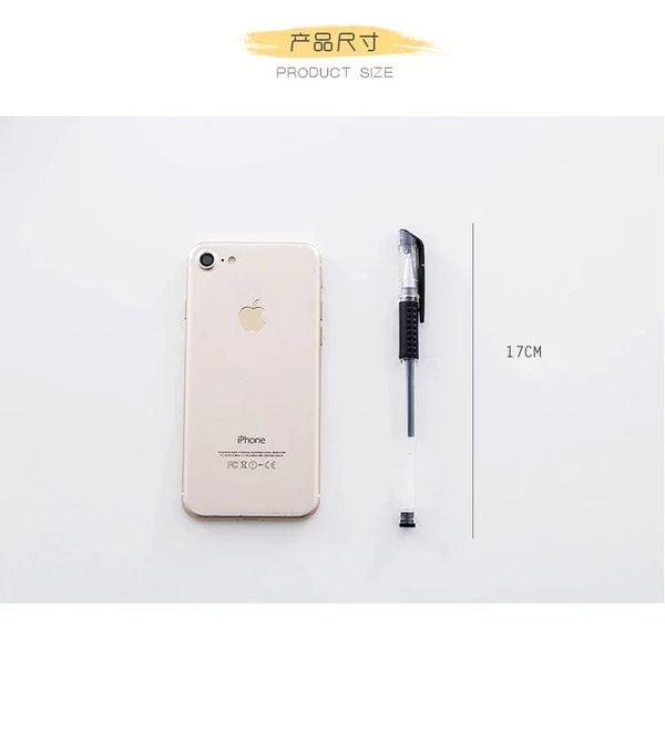 Planet Gates 10 Pcs/Set Gel Pens 0.5mm Bullet Tip Ballpoint Pens Black/Blue/Red Ink School Stationery Writing Supplies office accessories