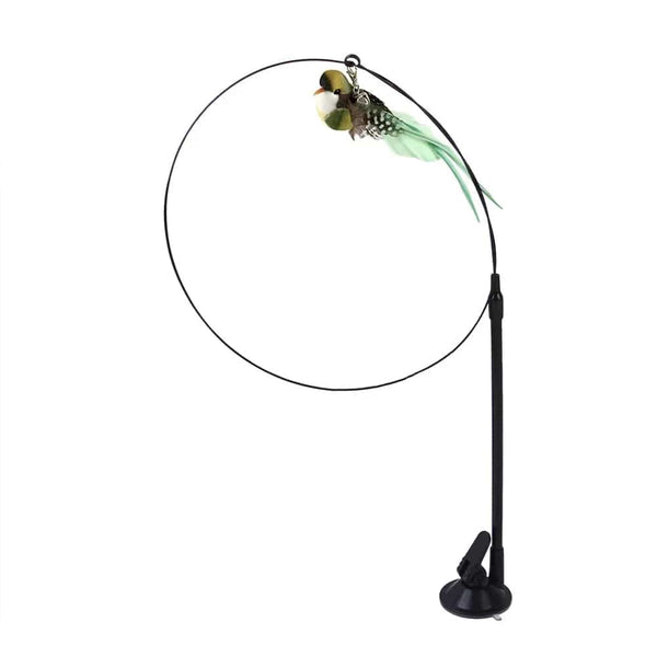 Planet Gates 10 Pet Cat Toy Cat Wand Fluffy Feather with Bell Sucker Cat Stick Toy Interactive Toys for Cats Kitten Hunting Exercise Pet Product