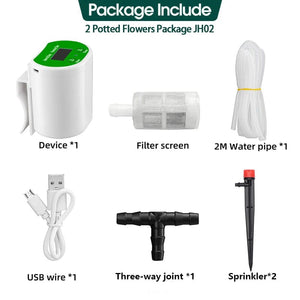 Planet Gates 10 potted flowers An intelligent timed automatic flower waterer, potted lazy watering, drip water seepage water applicator, gardening green plant