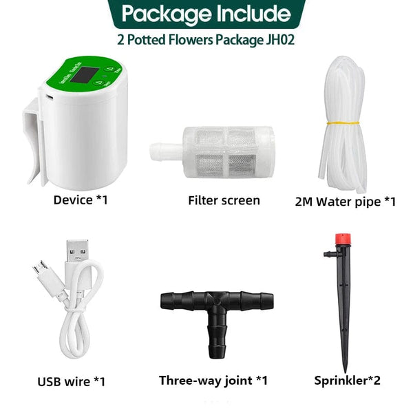 Planet Gates 10 potted flowers An intelligent timed automatic flower waterer, potted lazy watering, drip water seepage water applicator, gardening green plant