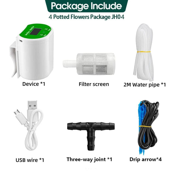 Planet Gates 10 potted flowers An intelligent timed automatic flower waterer, potted lazy watering, drip water seepage water applicator, gardening green plant