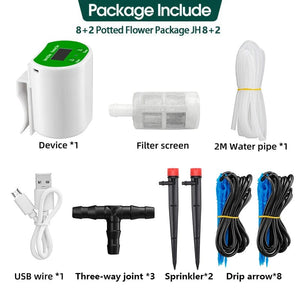 Planet Gates 10 potted flowers An intelligent timed automatic flower waterer, potted lazy watering, drip water seepage water applicator, gardening green plant