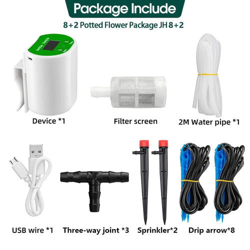 Planet Gates 10 potted flowers An intelligent timed automatic flower waterer, potted lazy watering, drip water seepage water applicator, gardening green plant