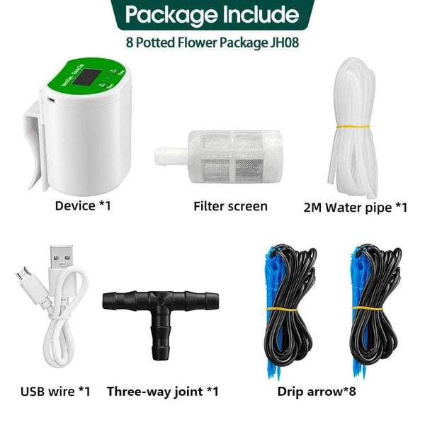 Planet Gates 10 potted flowers An intelligent timed automatic flower waterer, potted lazy watering, drip water seepage water applicator, gardening green plant