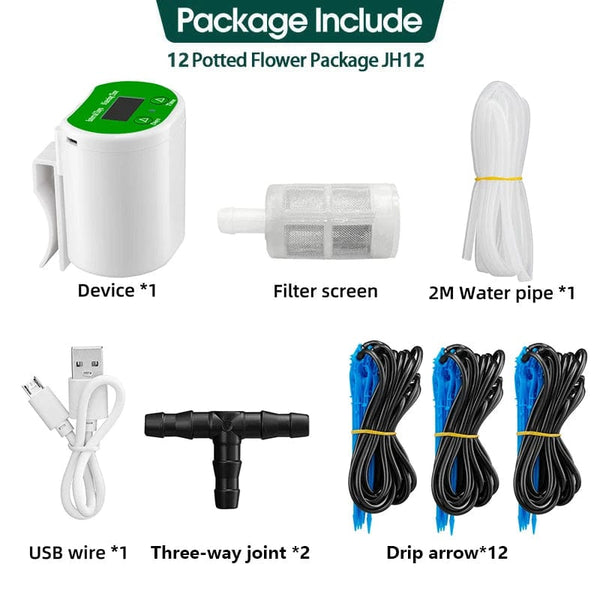 Planet Gates 10 potted flowers An intelligent timed automatic flower waterer, potted lazy watering, drip water seepage water applicator, gardening green plant