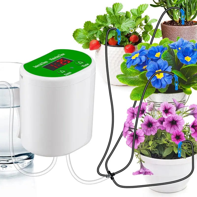 Planet Gates 10 potted flowers An intelligent timed automatic flower waterer, potted lazy watering, drip water seepage water applicator, gardening green plant