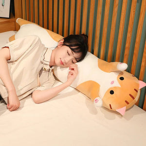 Planet Gates 10 Styles 50-150cm Long Cat Plush Toys Stuffed Soft Pause Office Nap Doll Bed Sleepping Pillow Home Decor Birthday Girls Gifts